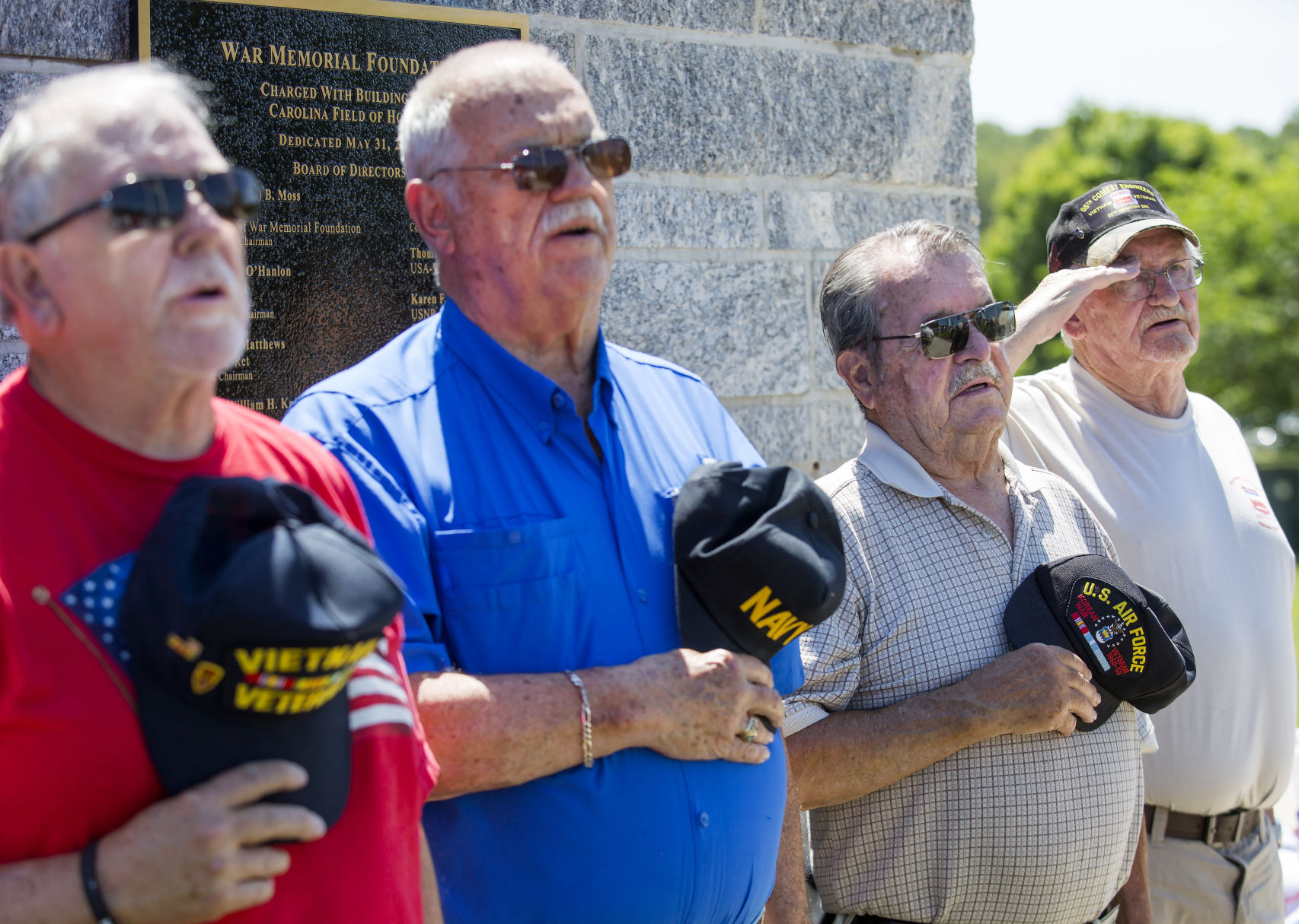 Memorial Day service at Carolina Field of Honor